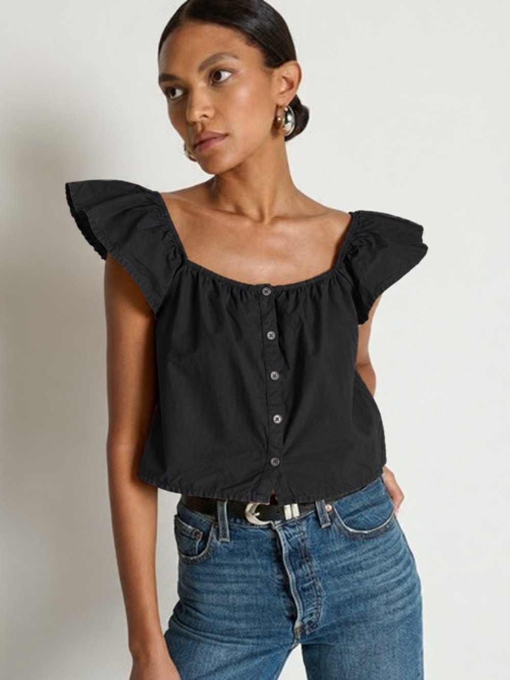 Nation LTD Nataline Top in Black
